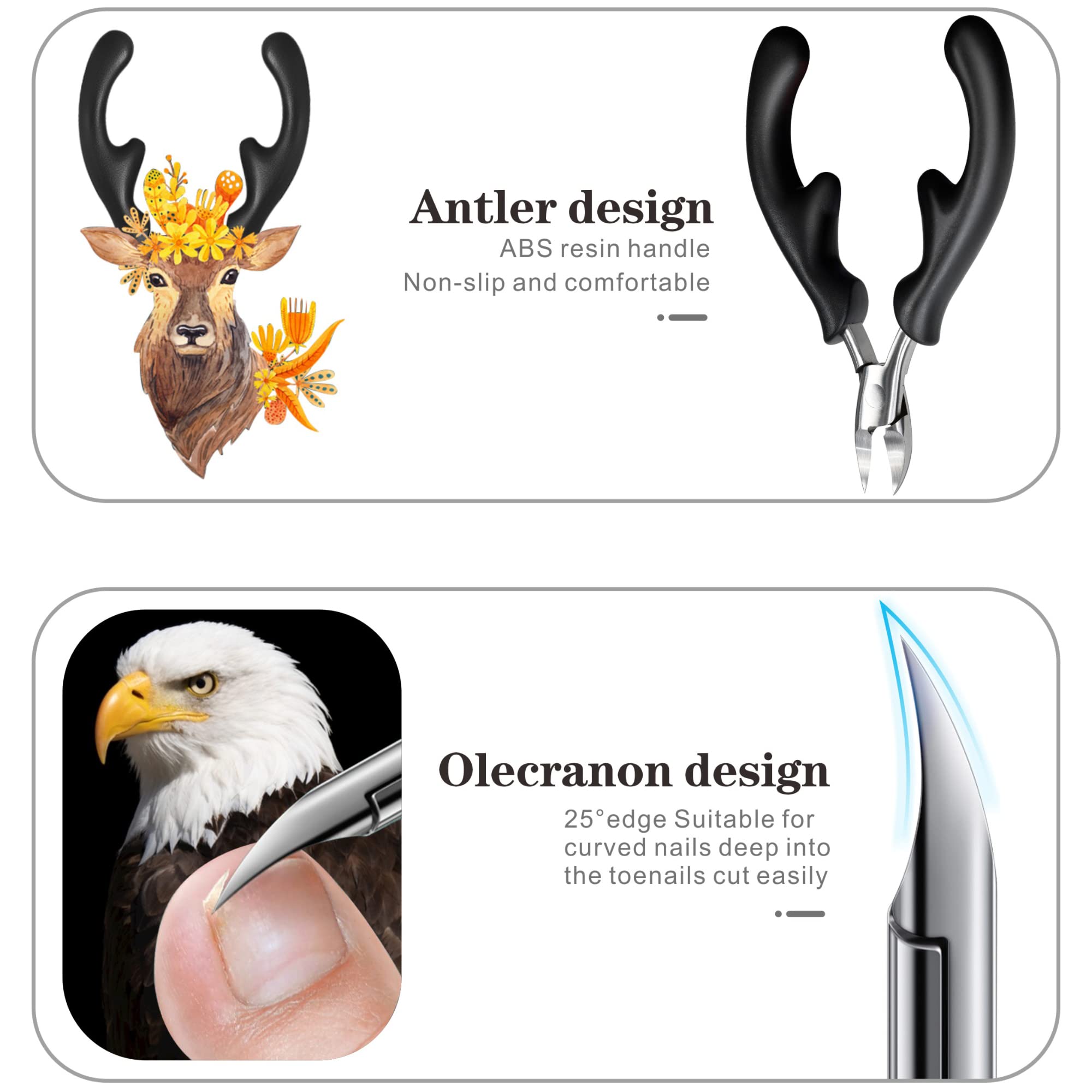RIMEI antlers-inspired design adds ergonomic appeal and easy handling