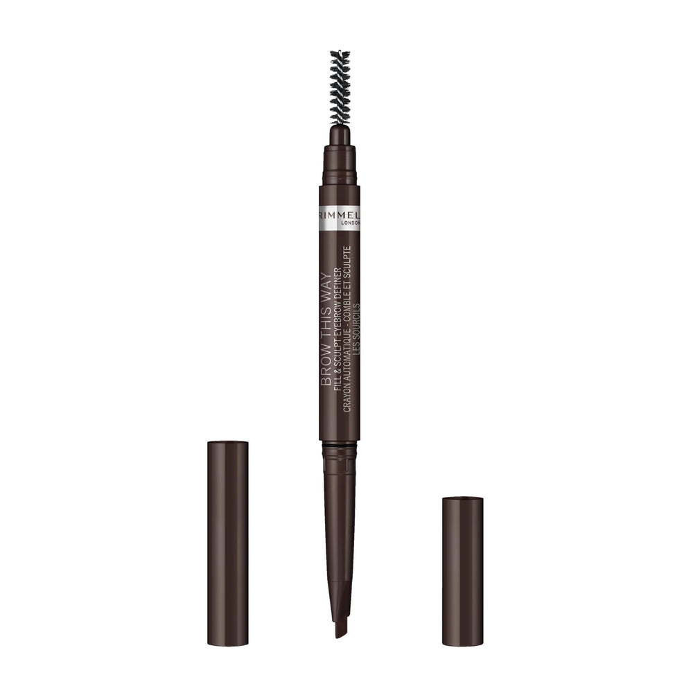 Rimmel Brow This Way, punta retráctil en triángulo para rellenar huecos.