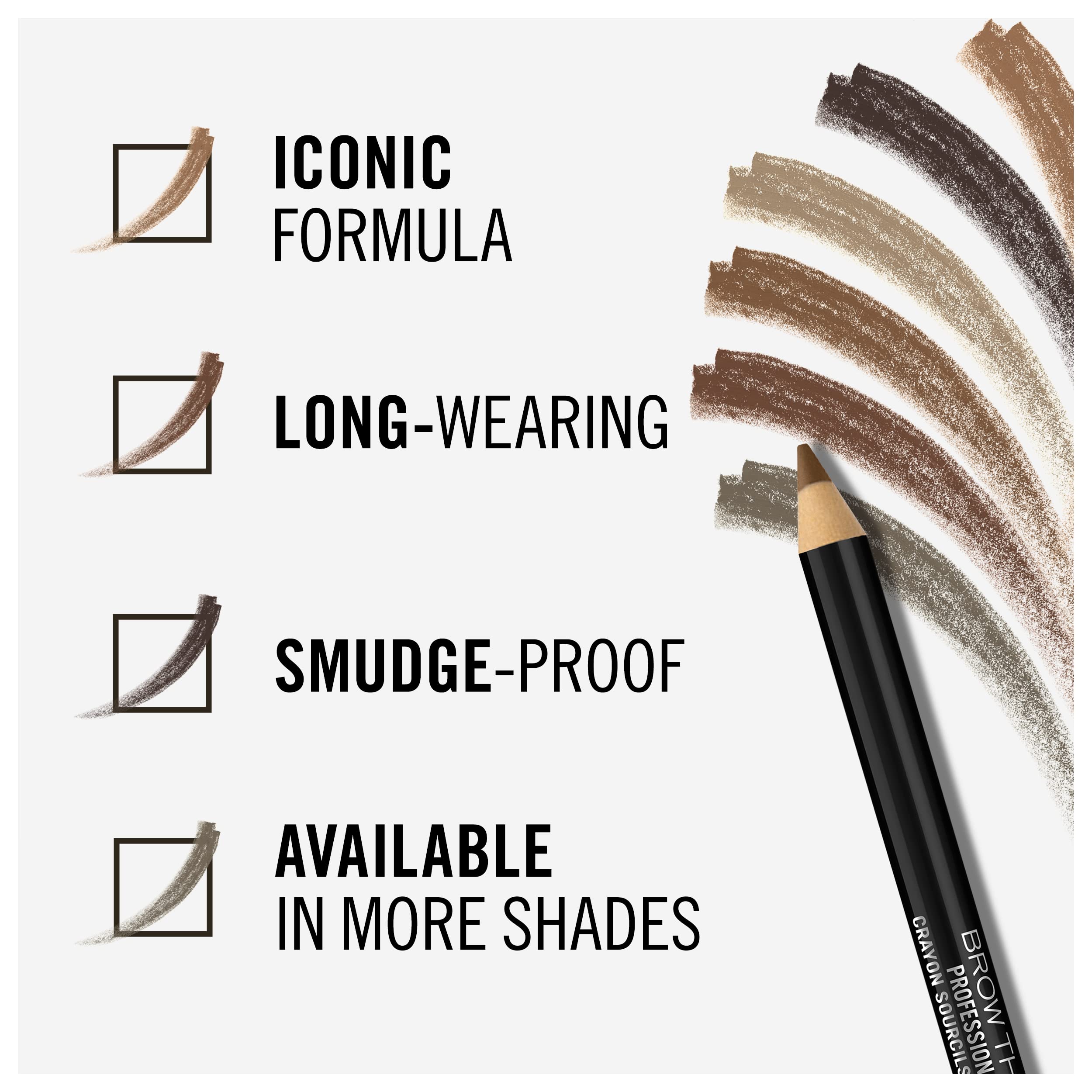 Rimmel Brow This Way: trazos cortos para obtener un look natural.