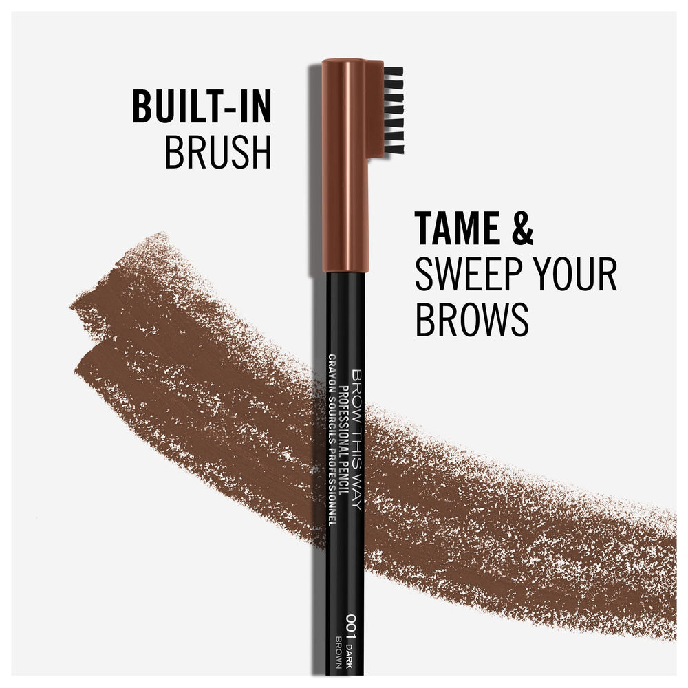 Rimmel Brow This Way: cepillo incorporado facilita peinar y dar forma durante la aplicación.