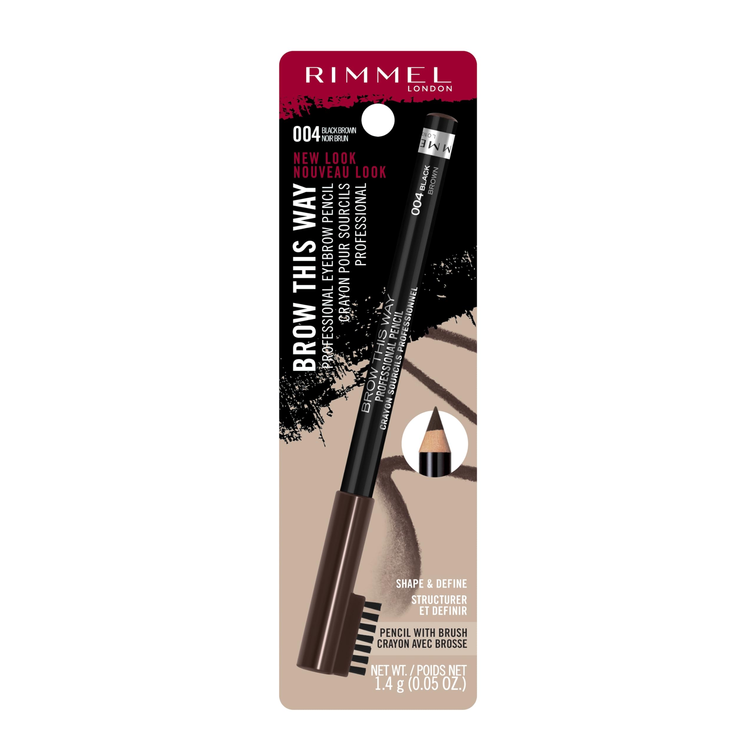 Rimmel Brow This Way comes in six shades to match most brow tones naturally.