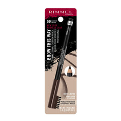Rimmel Brow This Way comes in six shades to match most brow tones naturally.