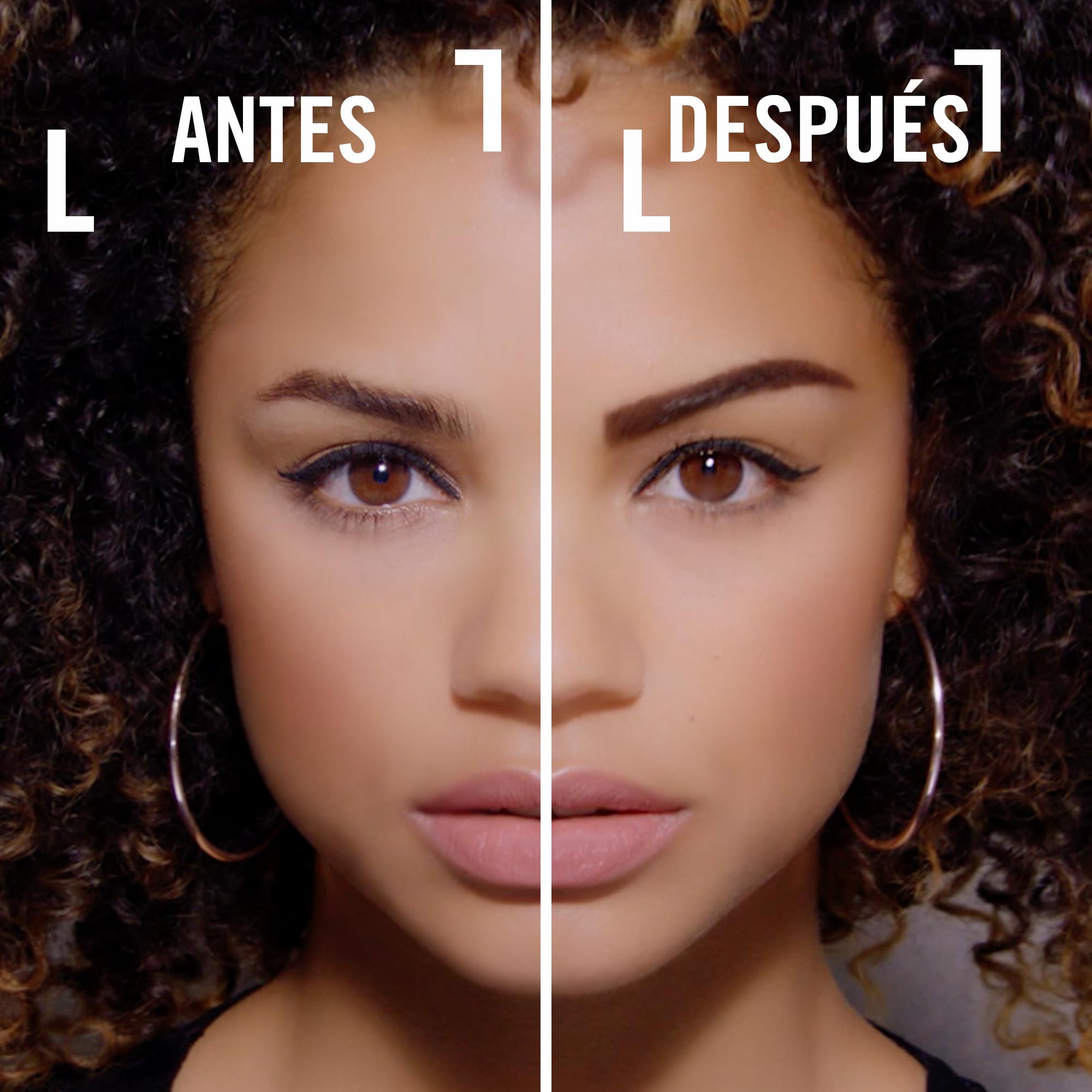 Rimmel Brow This Way kit close-up shows texture for sculpting and definition.