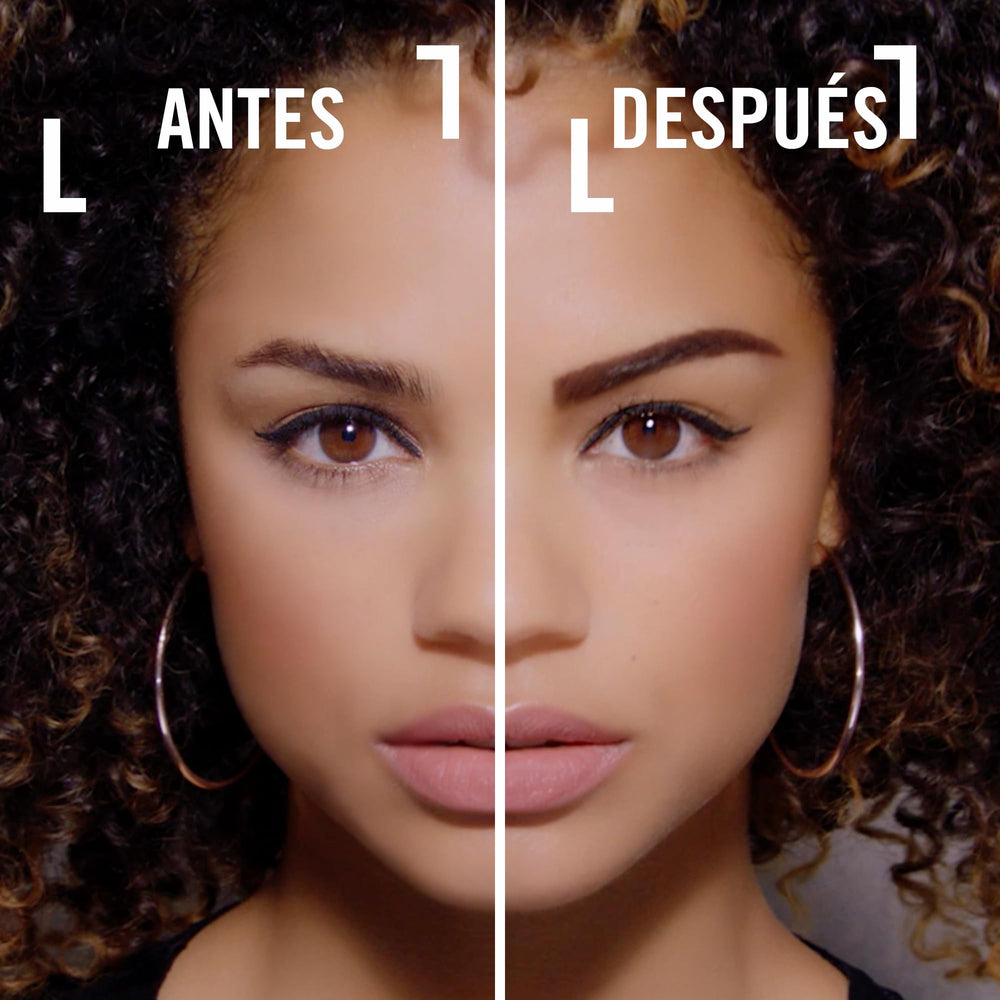 Rimmel Brow This Way kit close-up shows texture for sculpting and definition.