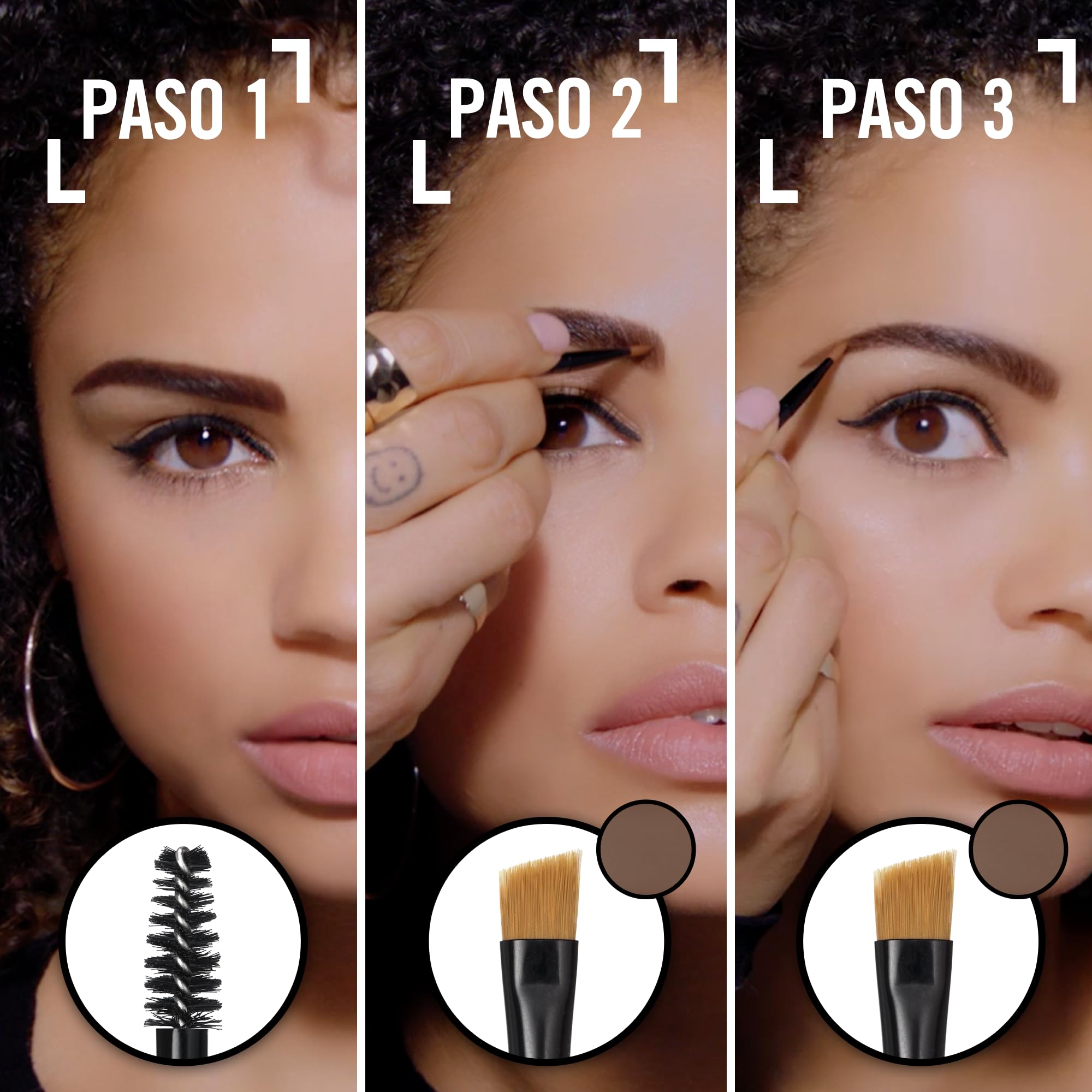 Rimmel Brow This Way compact includes mirror for on-the-go grooming.