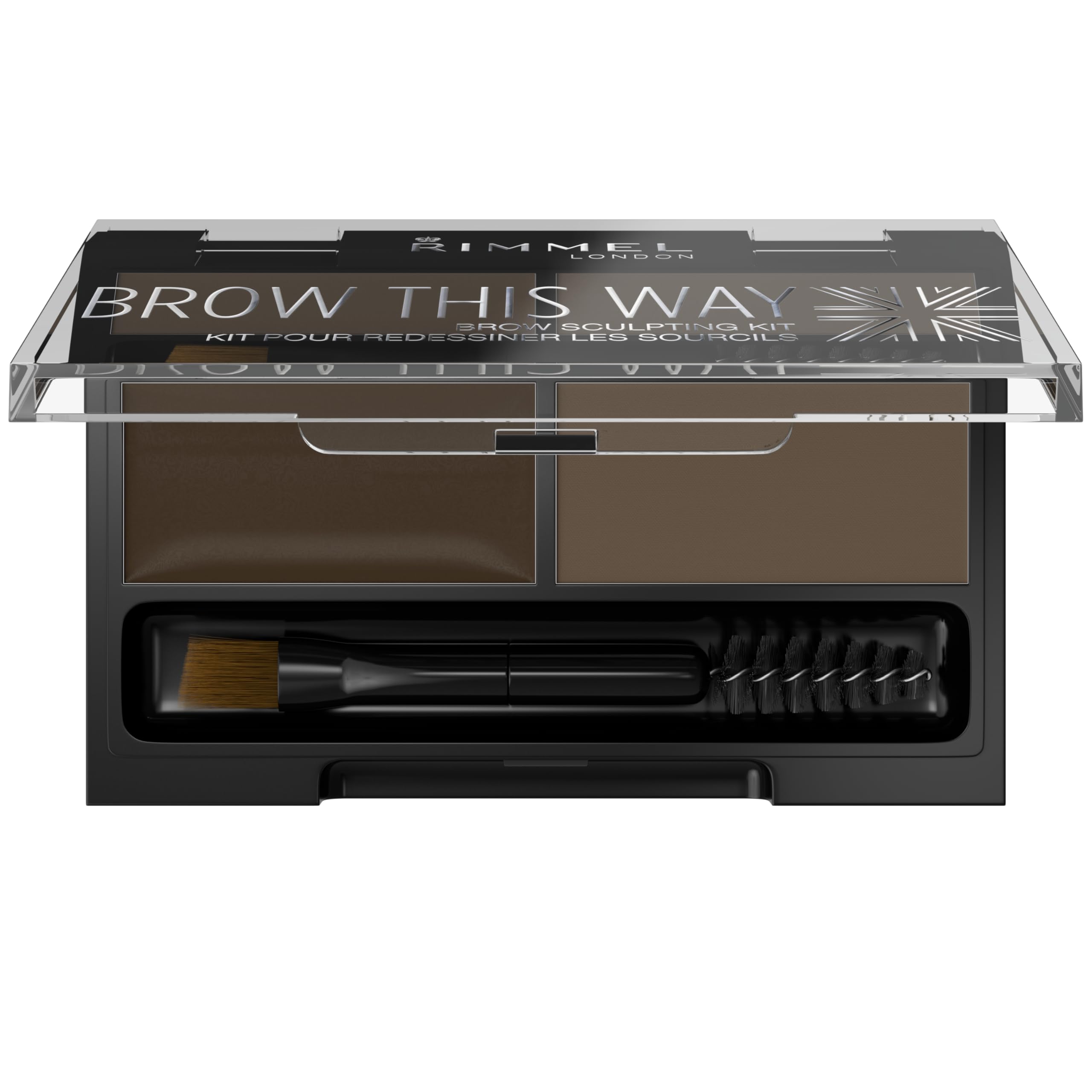 Rimmel Brow This Way wax in dark brown helps set and shape brows.