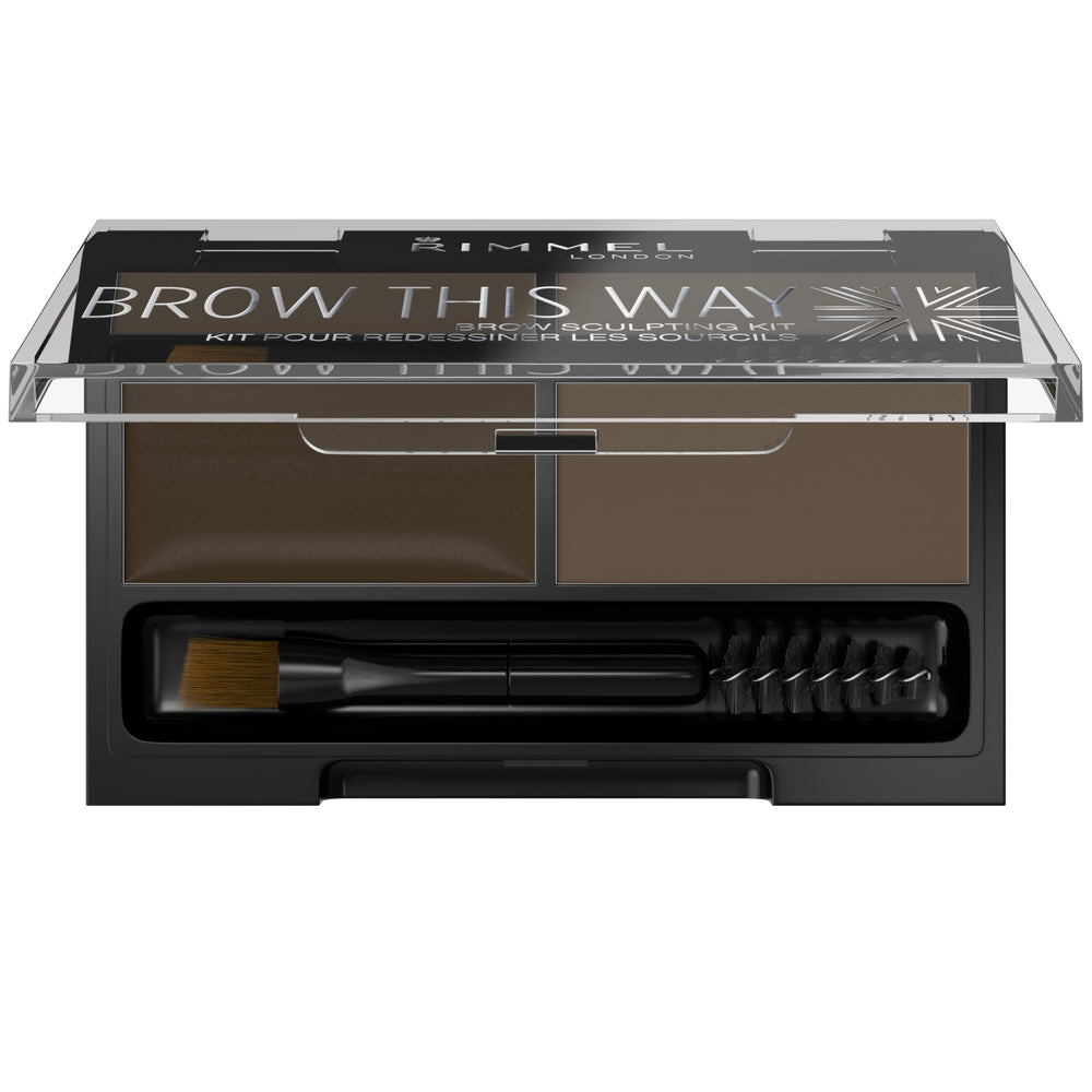 Rimmel Brow This Way wax in dark brown helps set and shape brows.