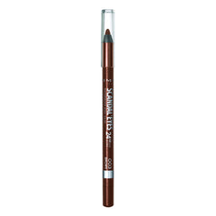 Delineador gel resistente al agua Rimmel 003 cafe, look duradero.