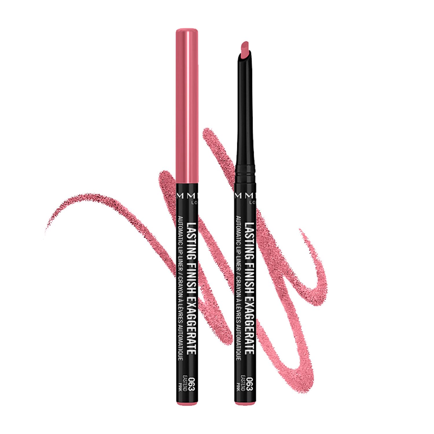 Rimmel delineador labios Exaggerate con aplicación precisa para definición duradera.