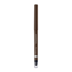 Rimmel Exaggerate waterproof eye definer with built-in sharpener delivers precise lines every time.