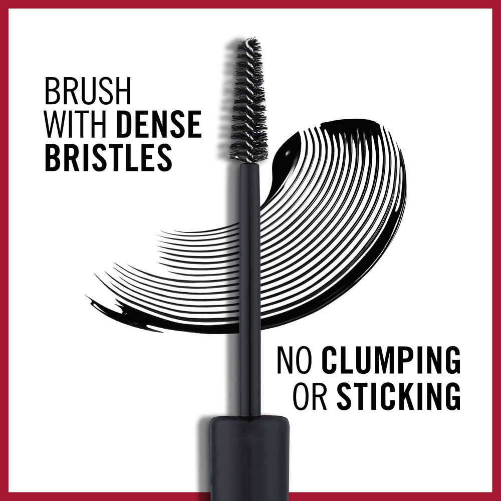 Rimmel Extra Super Lash mascara application test image suggests daytime wear