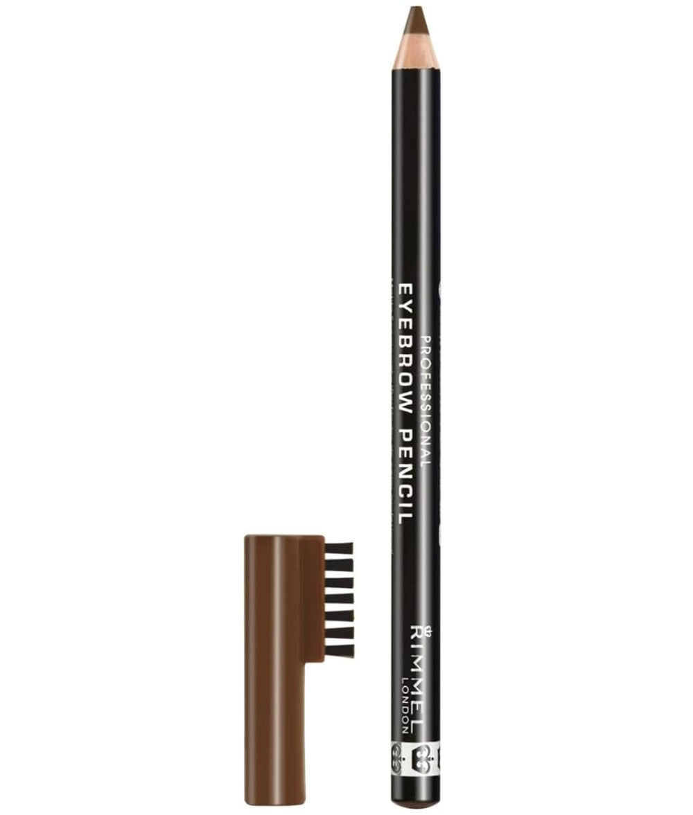 Rimmel Lápiz Cejas Profesional Hazel, trazo definido para un aspecto diario.
