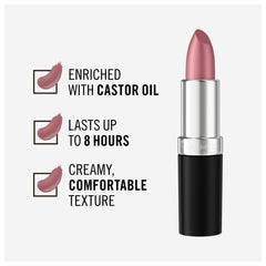 Rimmel Lasting Finish Lipstick Candy packaging shown for easy display and storage.