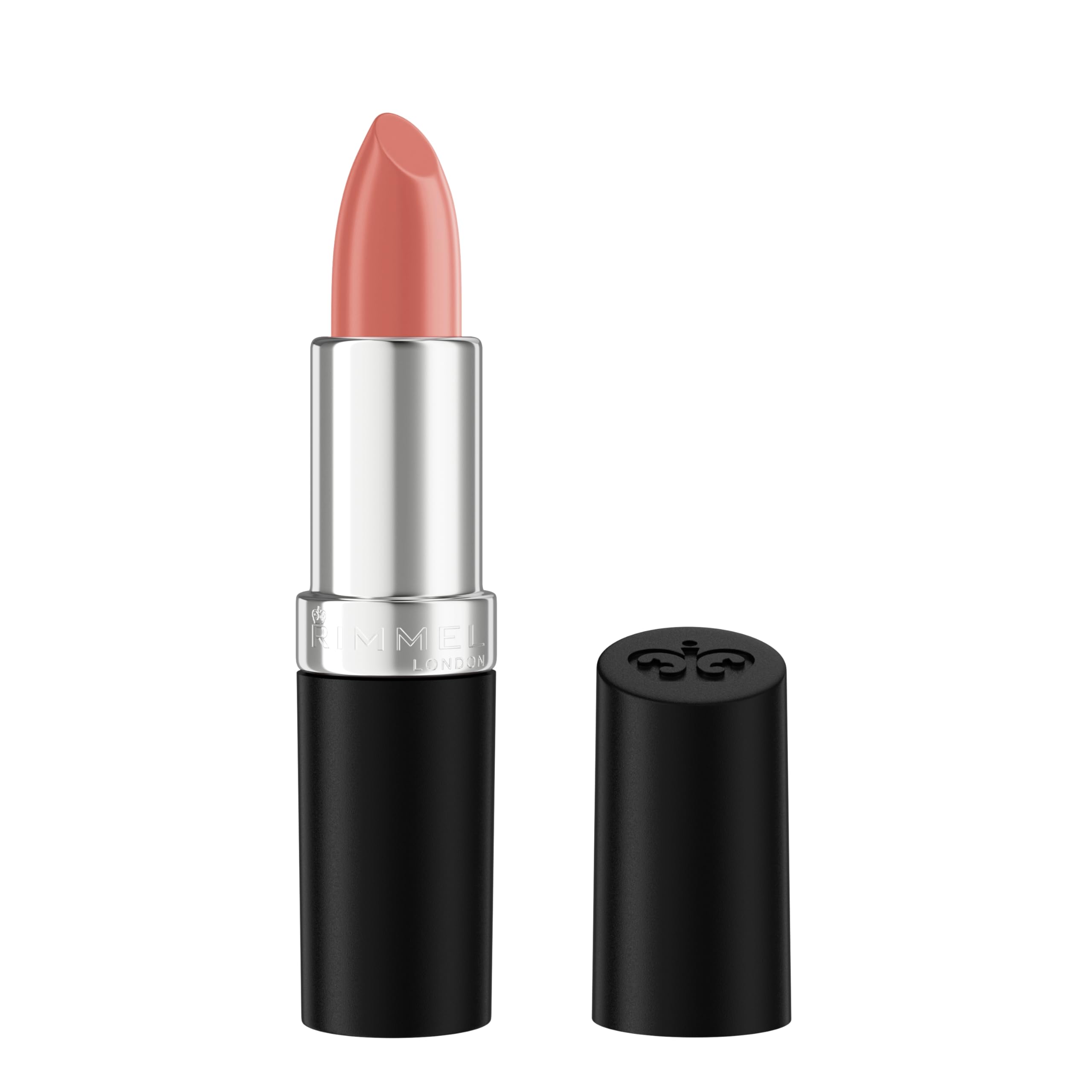 Rimmel Lasting Finish Lipstick packaging showcasing premium branding and shade range