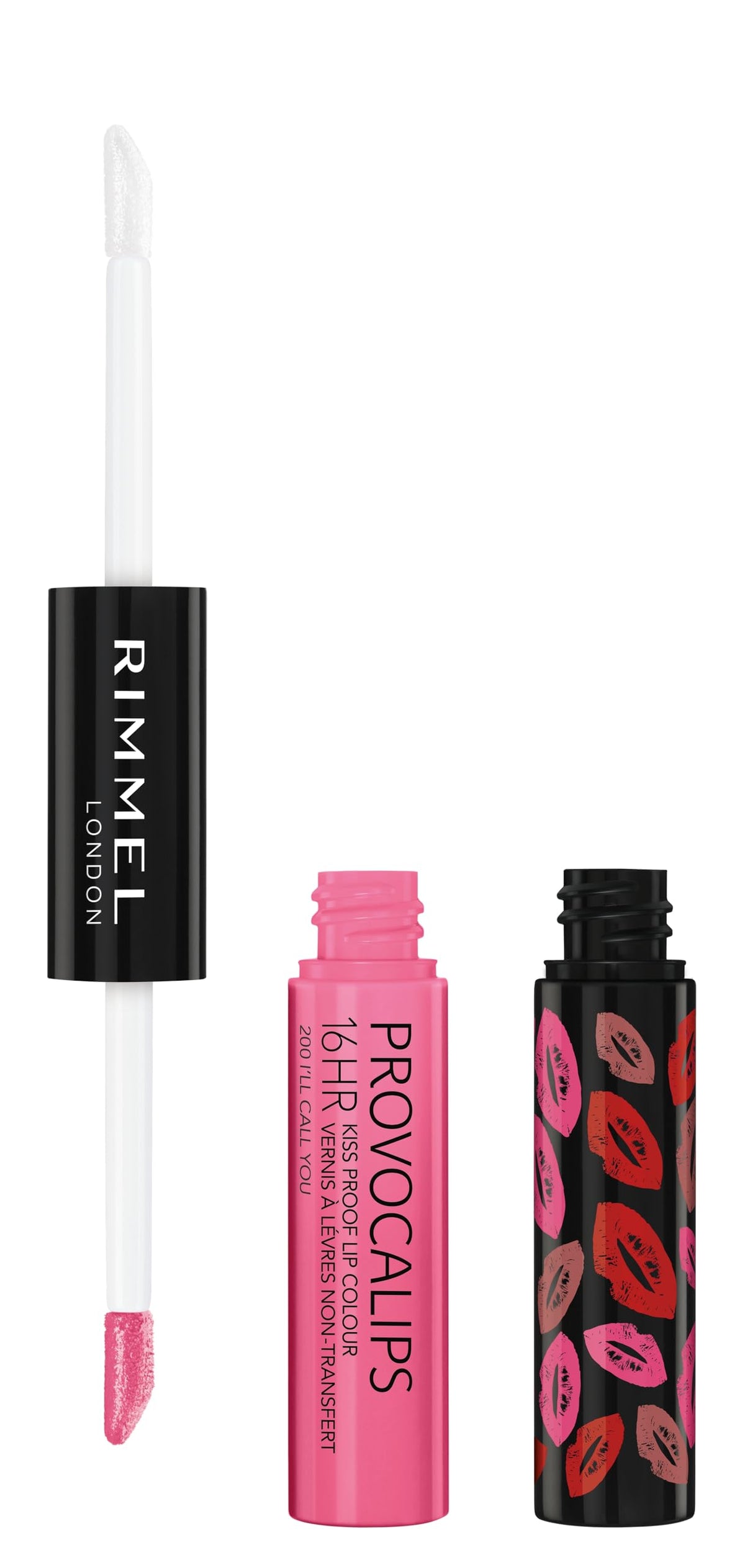 Rimmel Provocalips 16hr kiss-proof lip color bottle showing lasting glossy shade