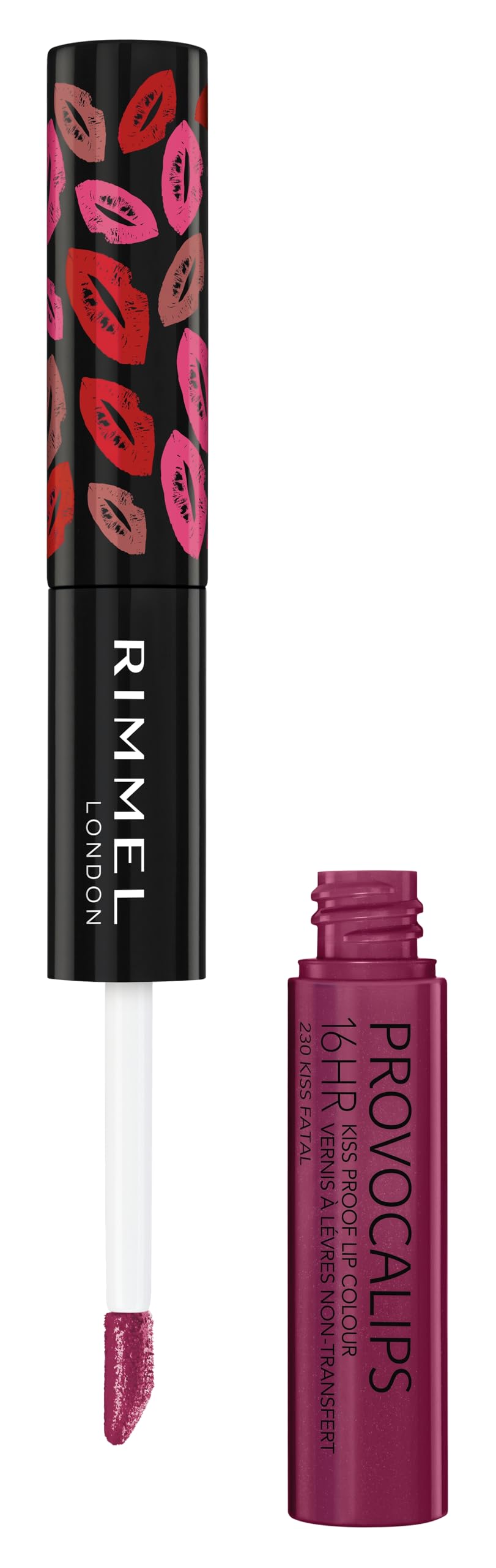 Rimmel Provocalips one-minute dry-time close-up highlights quick set