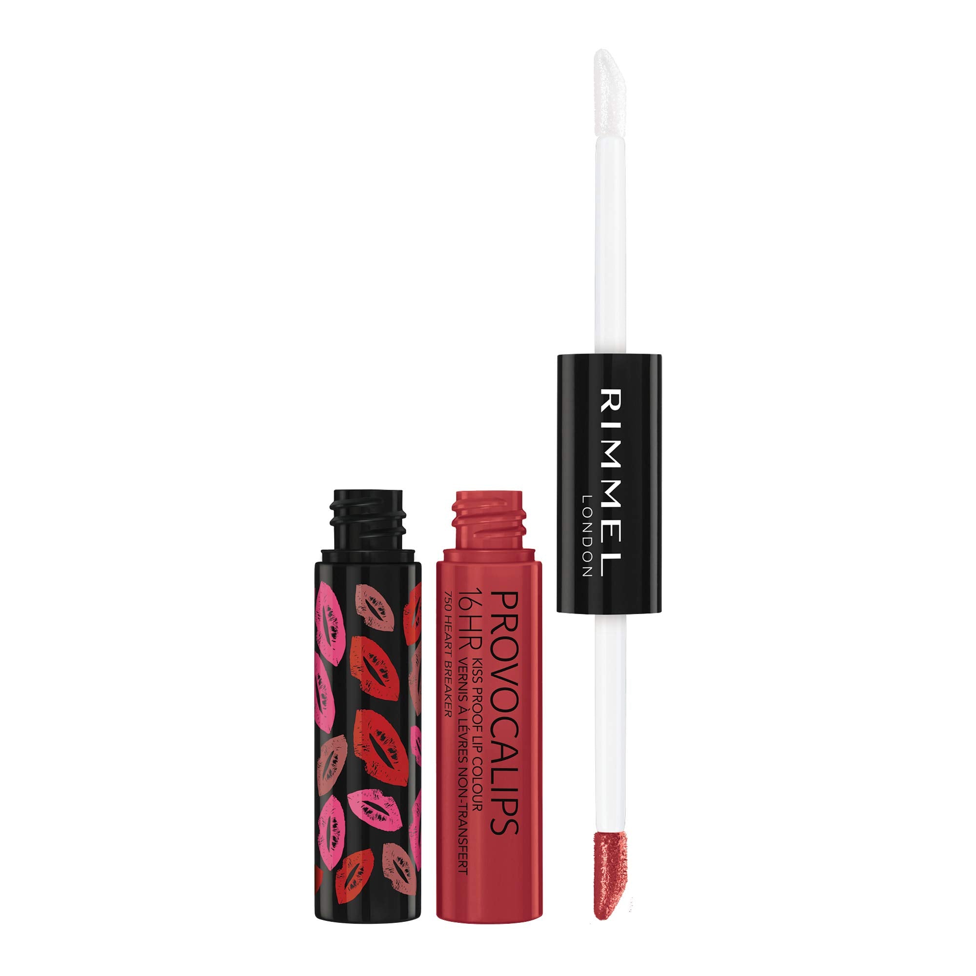 Rimmel Provocalips Heart Breaker bottle front showing bold color