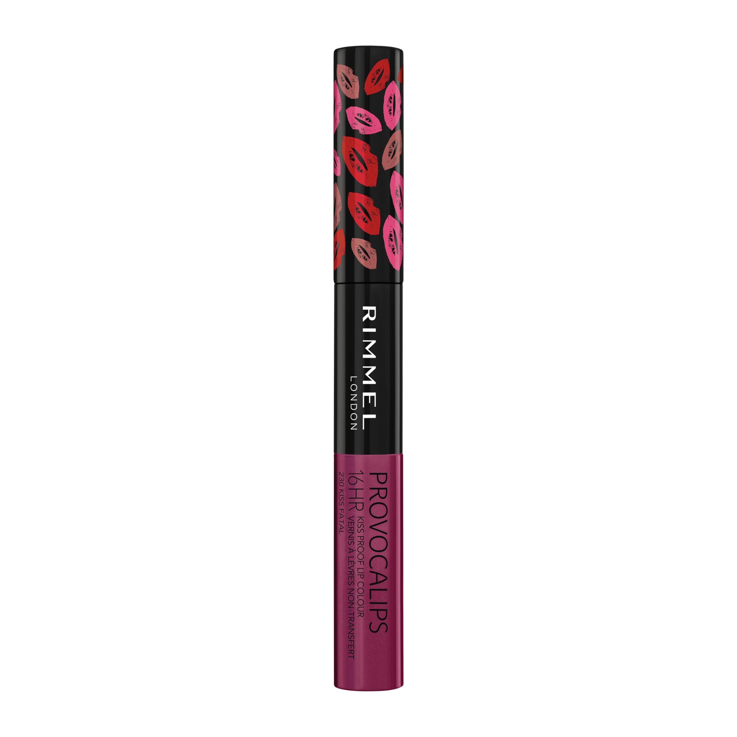 Rimmel Provocalips lip color swatches illustrate shade range and texture
