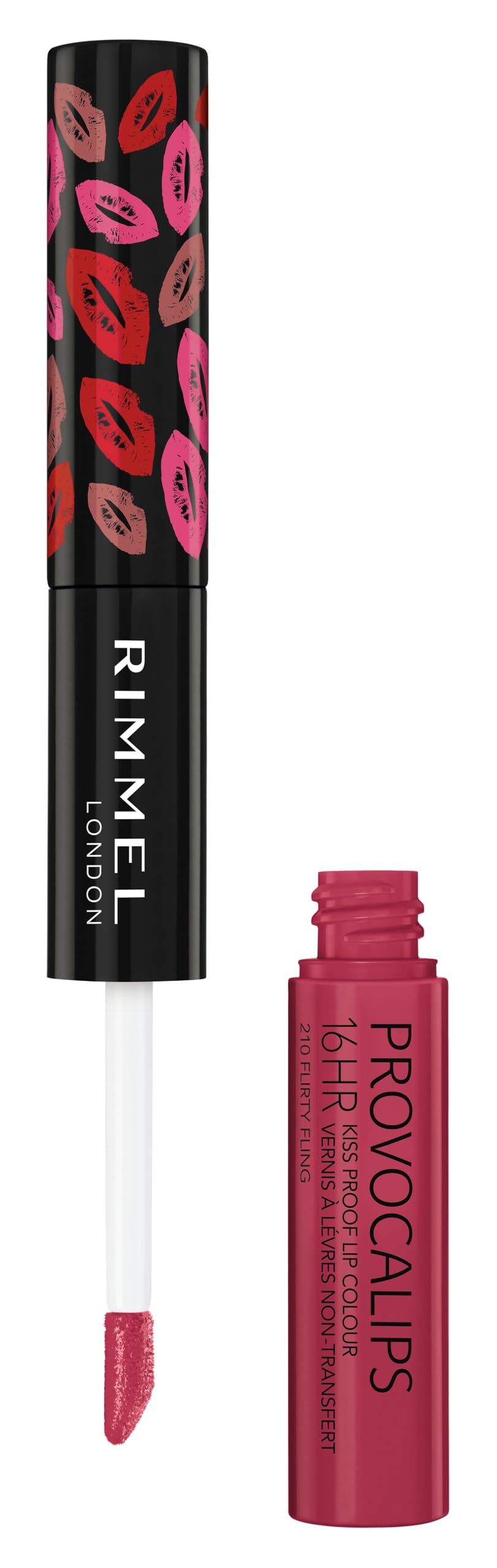 Rimmel Provocalips two-step application flow demonstrates easy color lock-in.