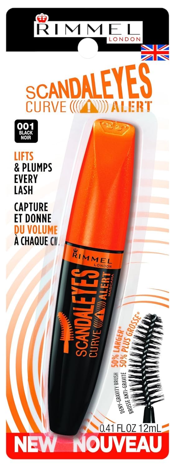Rimmel Curve Alert packaging shown for storage and protection.