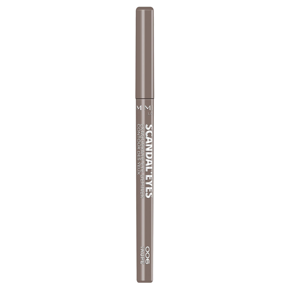 Rimmel Scandaleyes Exaggerate Eye Definer con punta automática para delinear la mirada con precisión y duración.