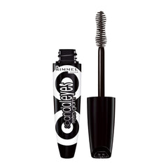 Rimmel Scandaleyes Retro Glam Mascara, cepillo hora de arena para volumen audaz.