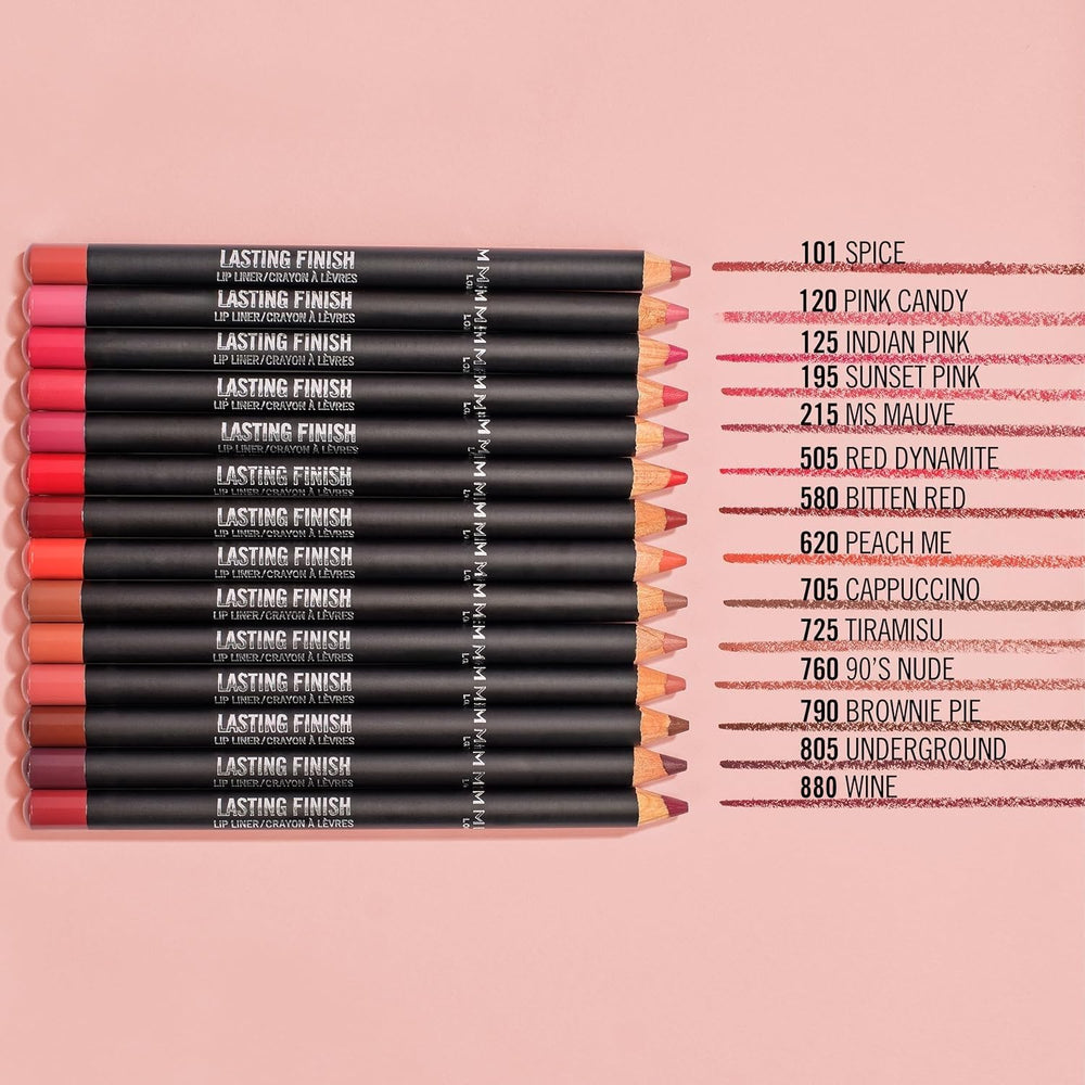 Rimmel Lasting Finish 8HR lip liner sharpenable for a flawless edge.