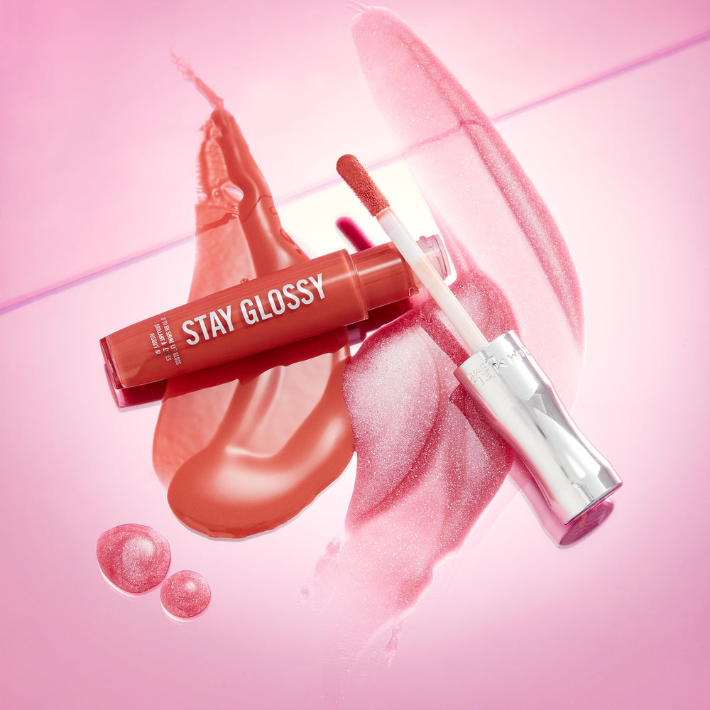 Shine Extend Technology delivers up to six hours of glossy color on lips.
