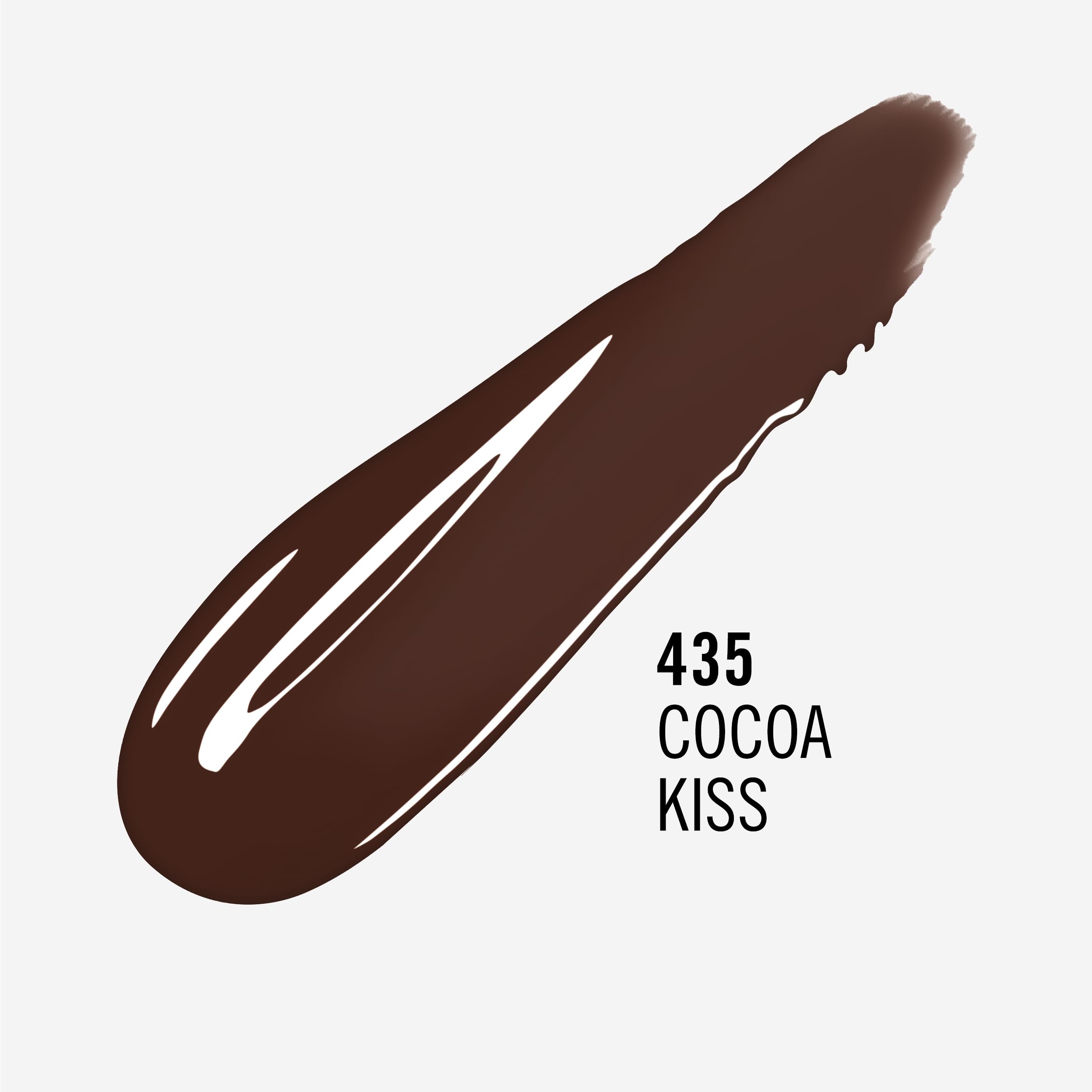 Rimmel Stay Glossy Cocoa Kiss swatches reveal the shade payoff