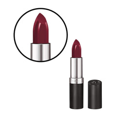 Rimmel Vegan soft-creamy lipstick texture feels comfortable on lips all day.