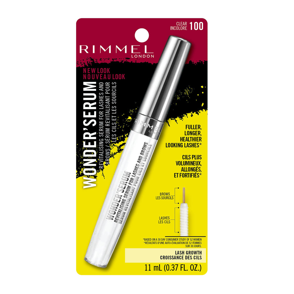 Rimmel Wonder’Serum features bamboo extract and castor oil for nourishing lash care.
