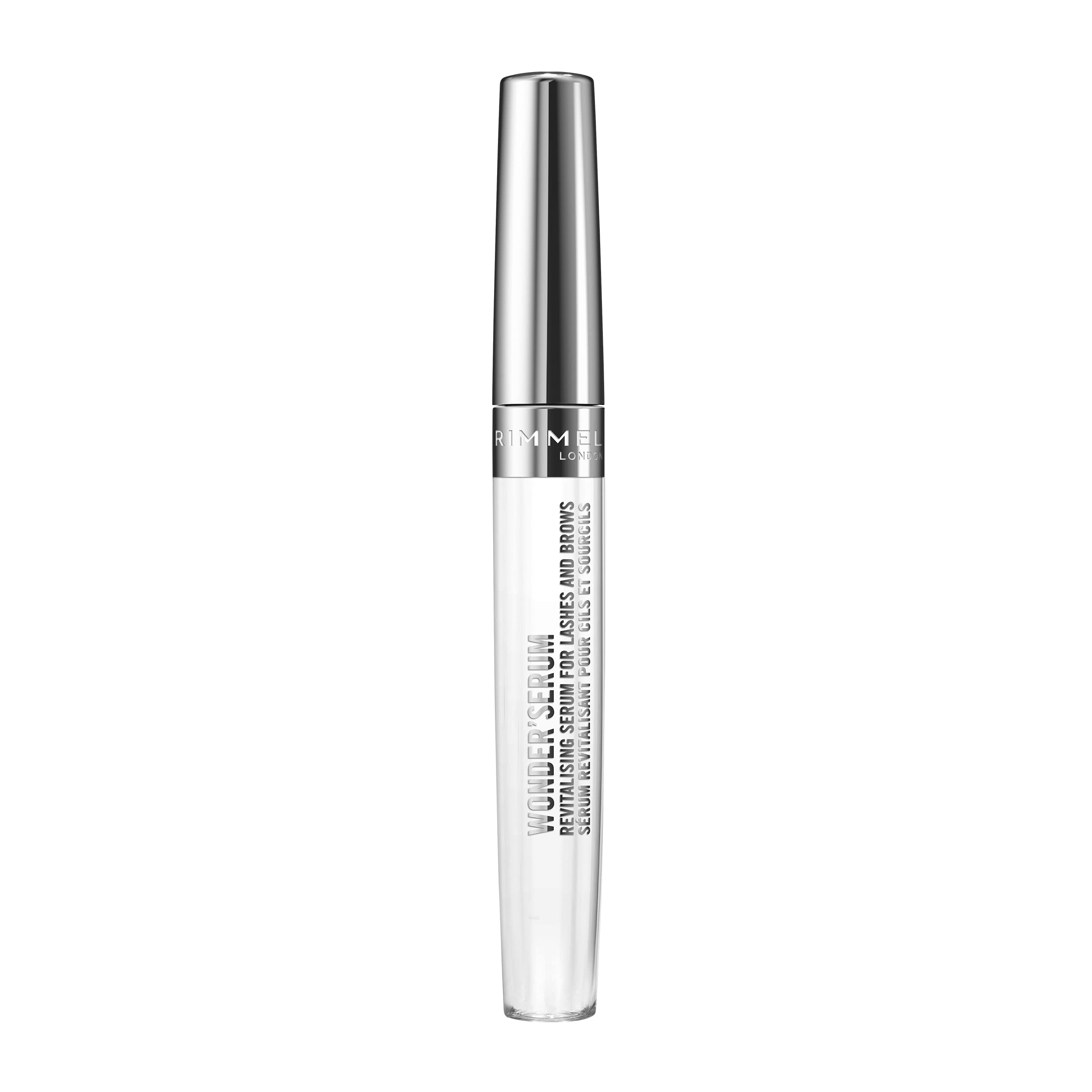 Rimmel Wonder’Serum slim brush applying precision on lashes for mess-free use.