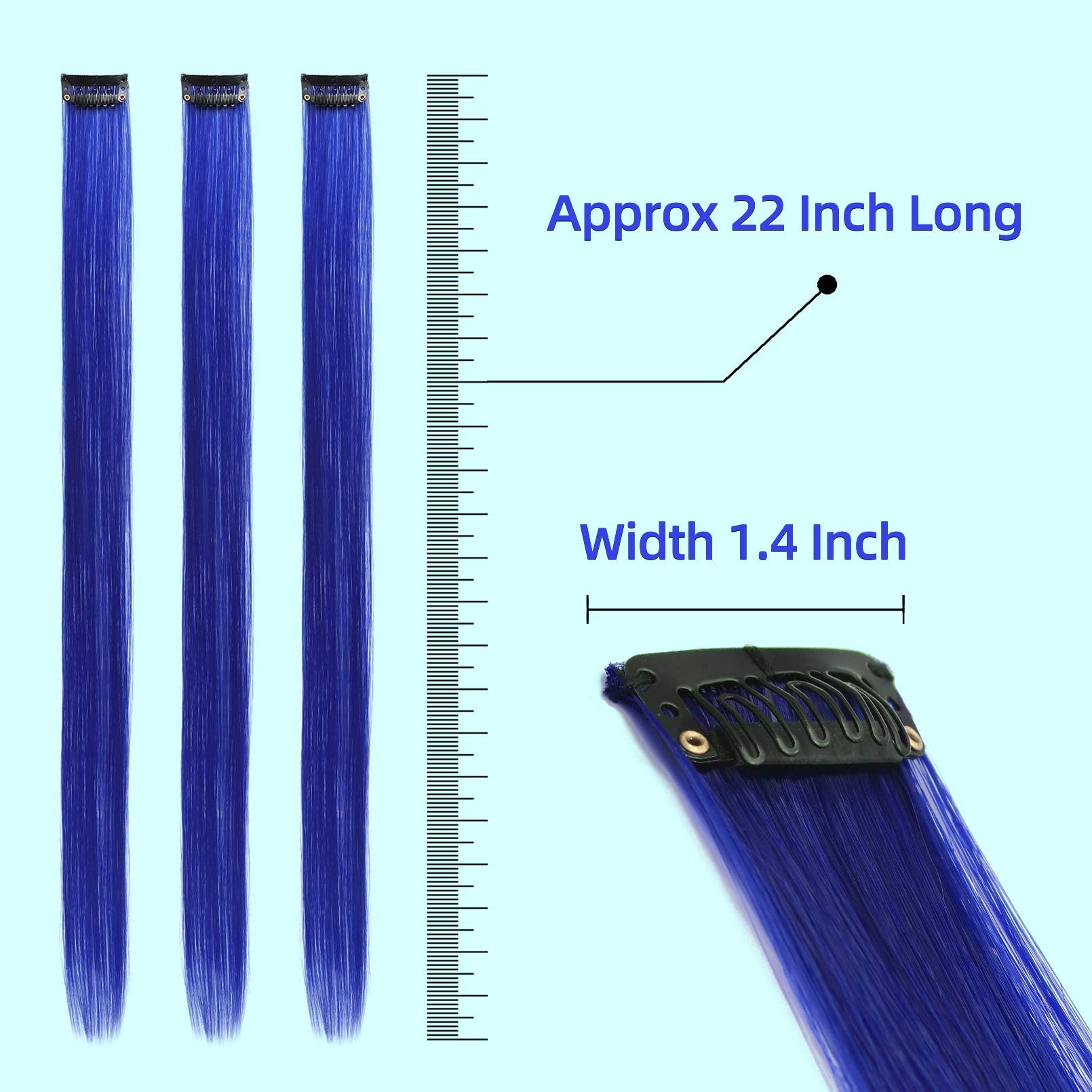 RINBOOOL synthetic Korean fiber looks real and vibrant when clipped