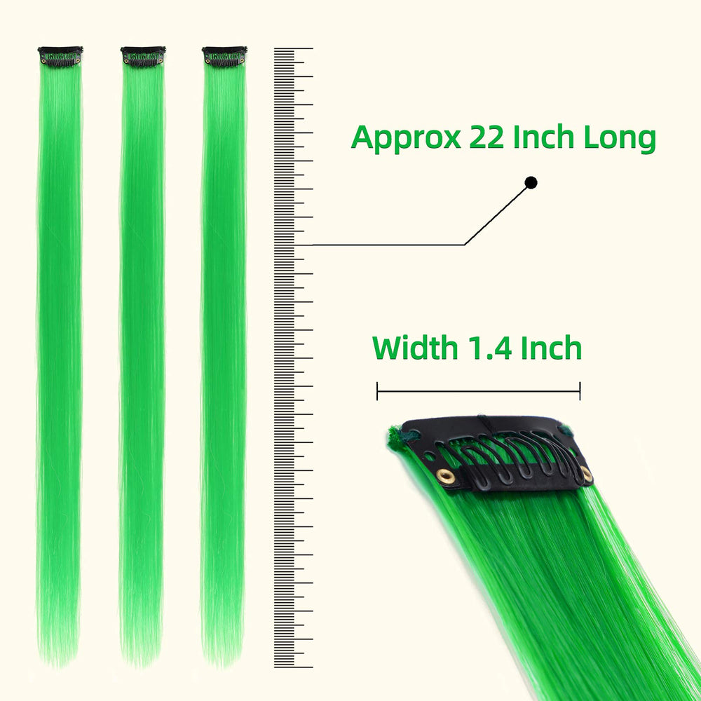 Rinbool clip-on hair extension set for quick, stylish looks at events.
