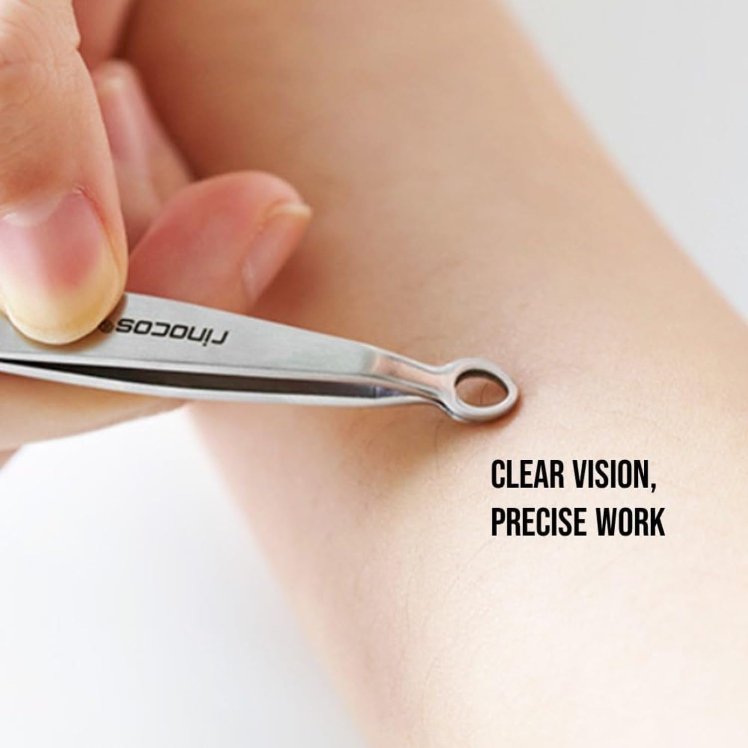 Rinocos 304 stainless steel tweezers built for durability and longevity