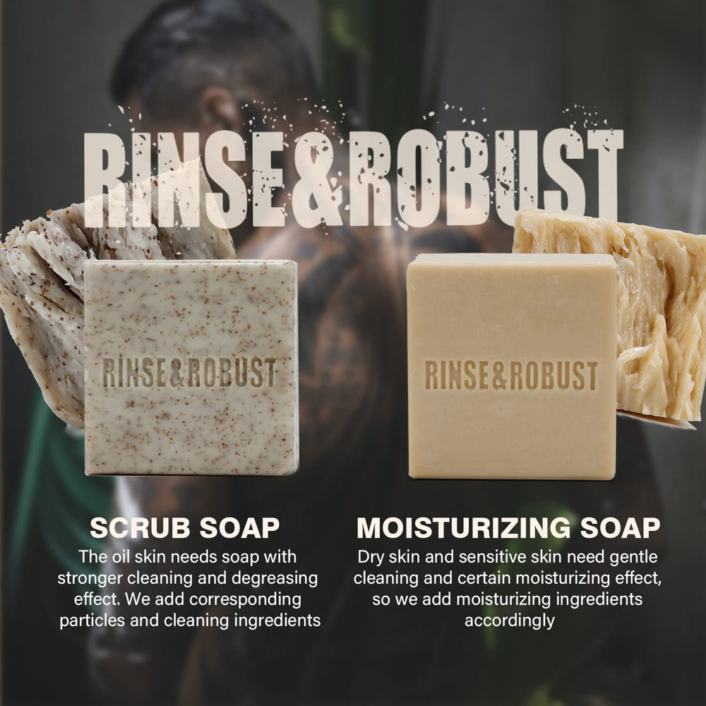 Rinse & Robust barra viaje, tamaño compacto para viajar.