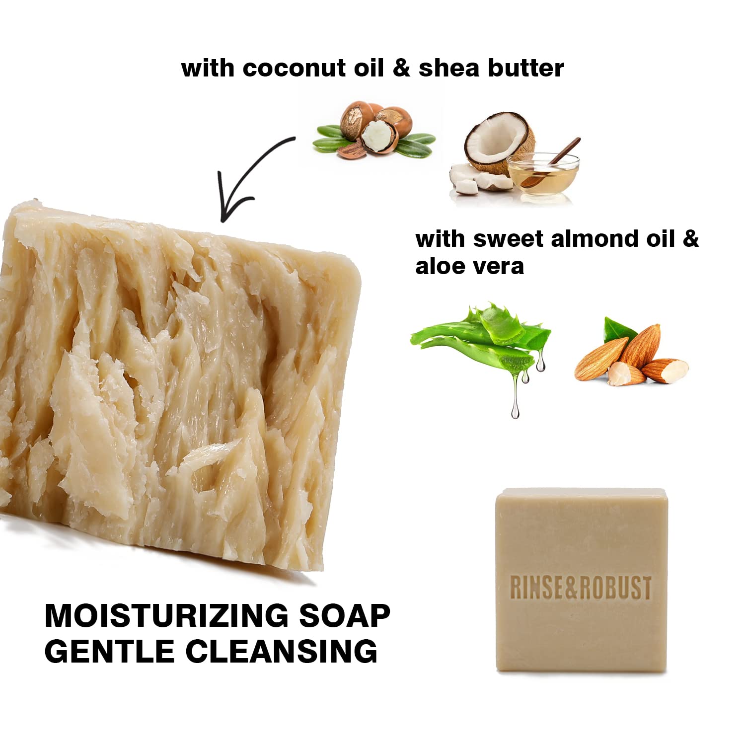Rinse & Robust set regalo, seis jabones artesanales para sorprender.