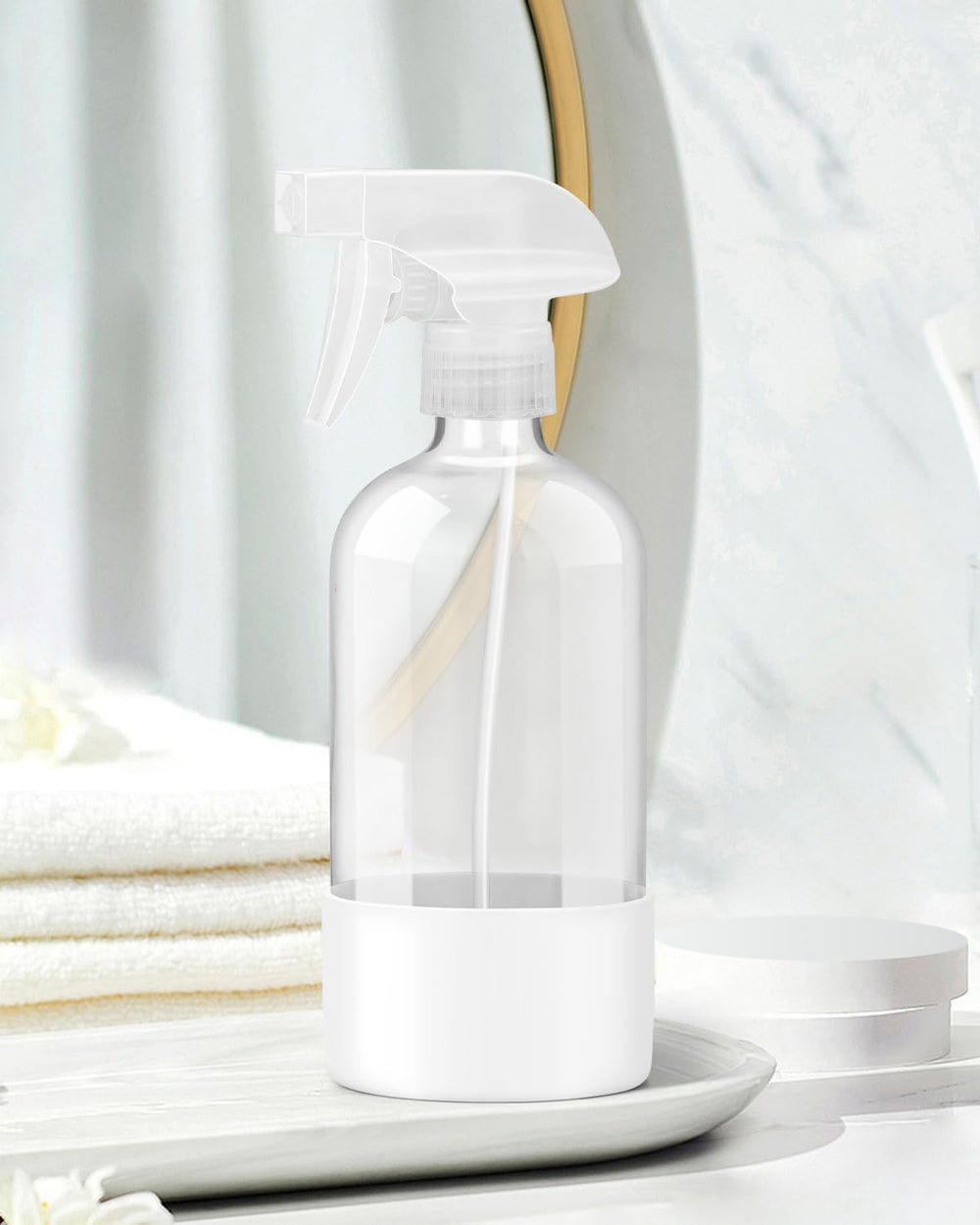 Rionisor 16oz capacity reduces frequent refills for cleaners, water, or essential oil mixes.