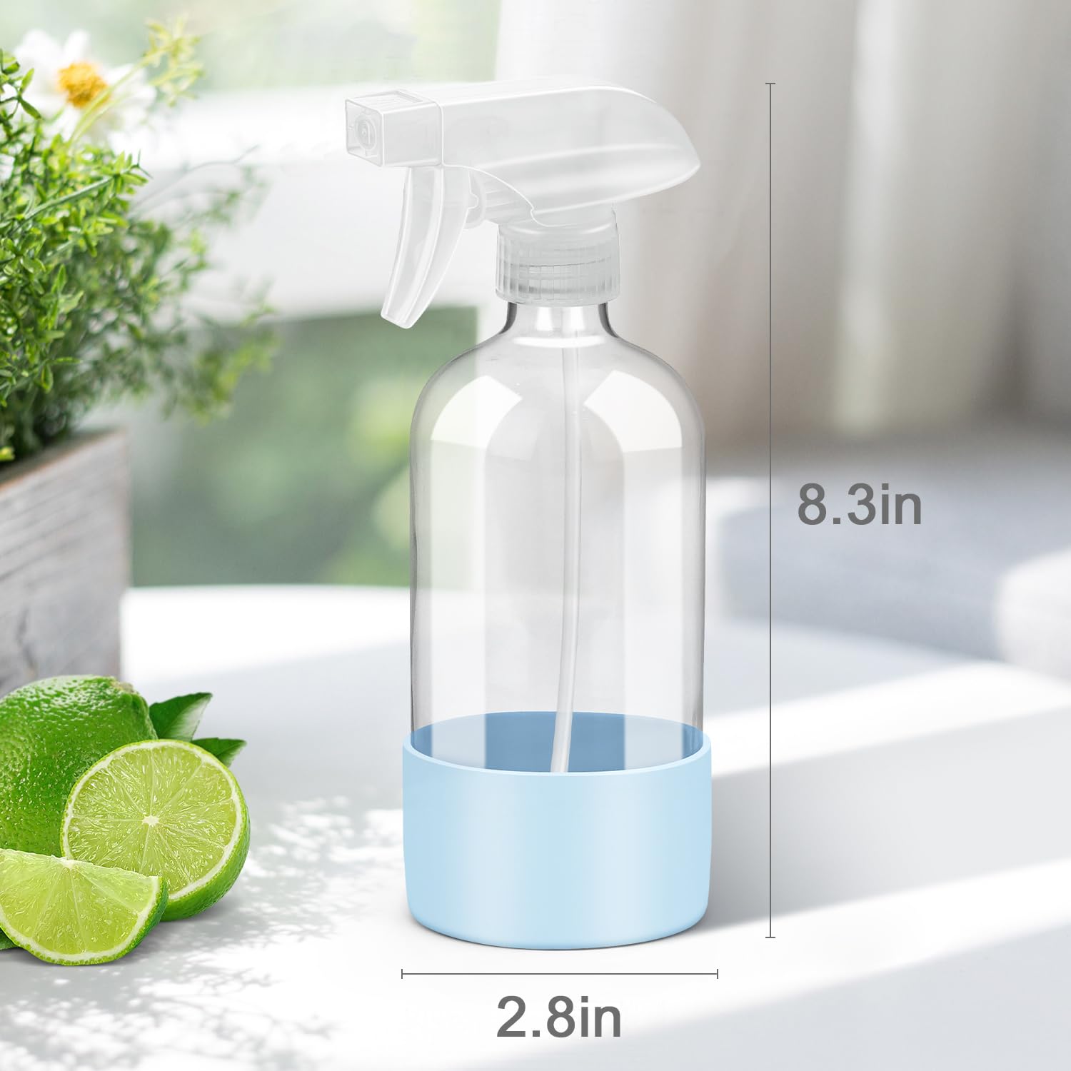 Rionisor 16oz refillable container designed for less frequent refills