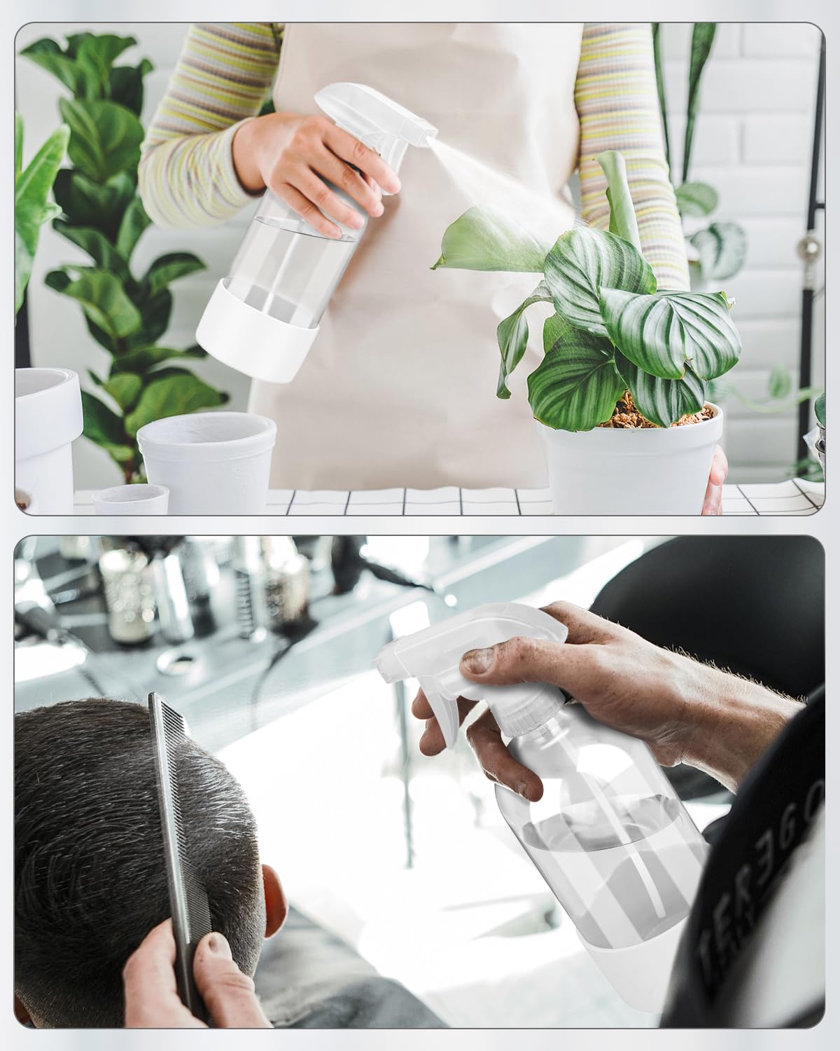 Rionisor compatible with cleaners, plant mists, fragrances, and other liquids for flexible use.