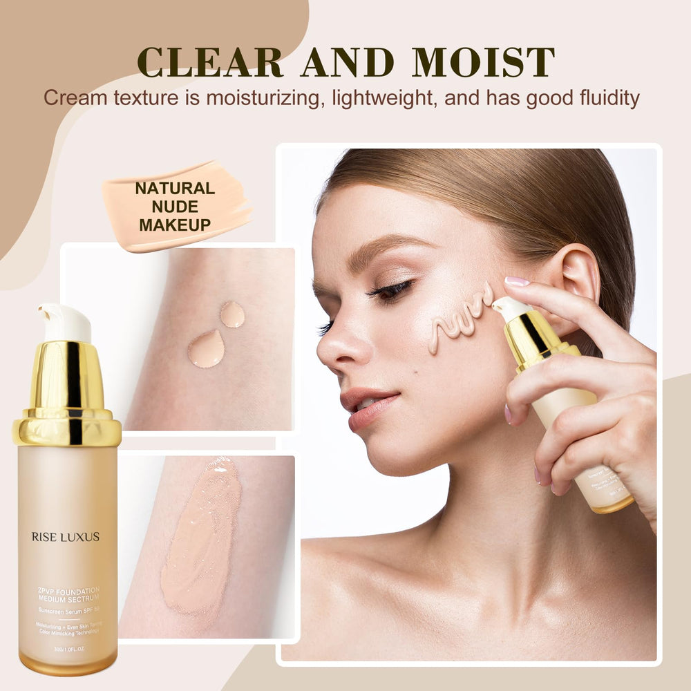 Rise Luxus Ultrablend compact packaging ensures easy on-the-go touch-ups.