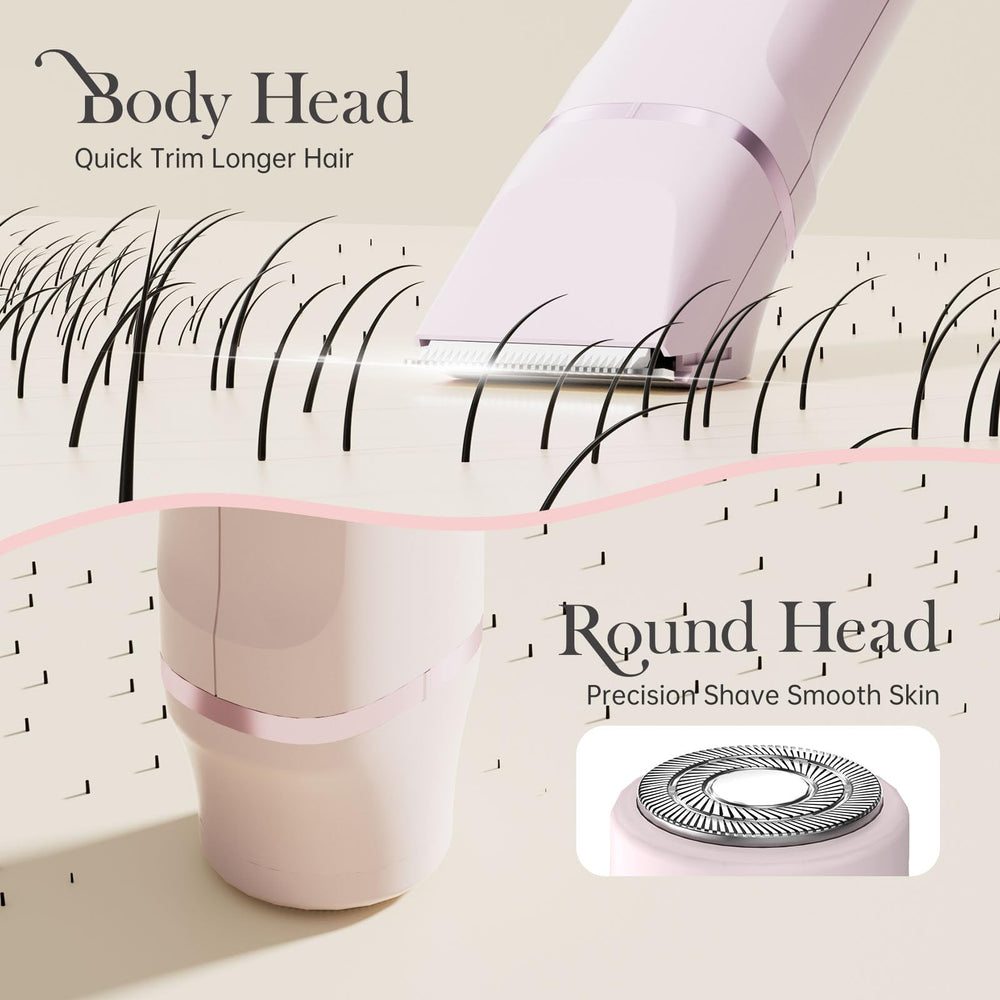 Risina bikini-trimmer facial-hair-remover-head for gentle facial touch-ups.