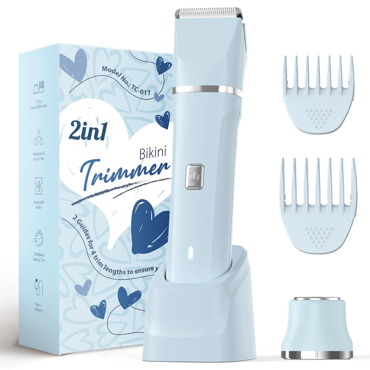 Risina Bikini Trimmer head for precise bikini grooming