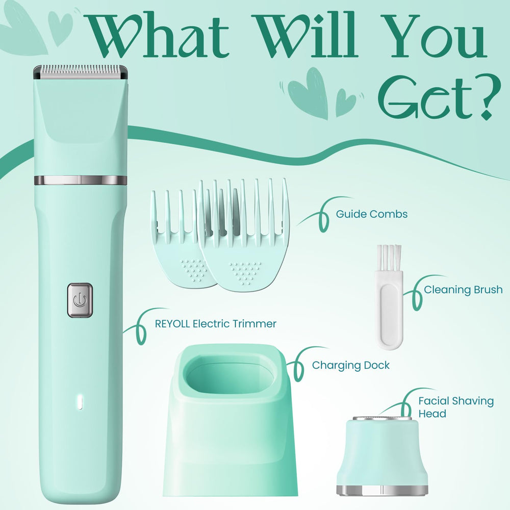 Risina bikini trimmer leaves skin smooth and comfortable.