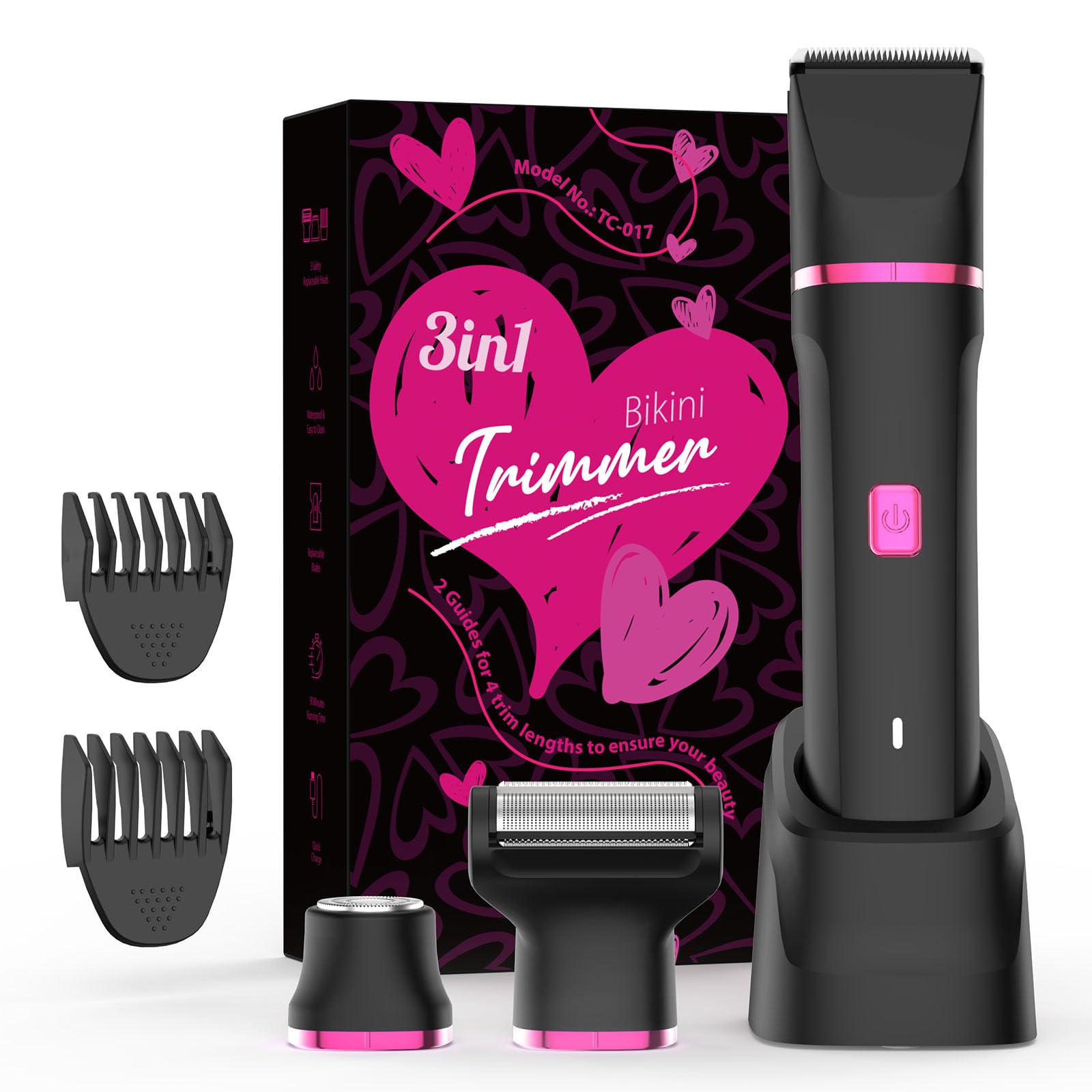 Risina bikini trimmer packaging is gift-ready and stylish.