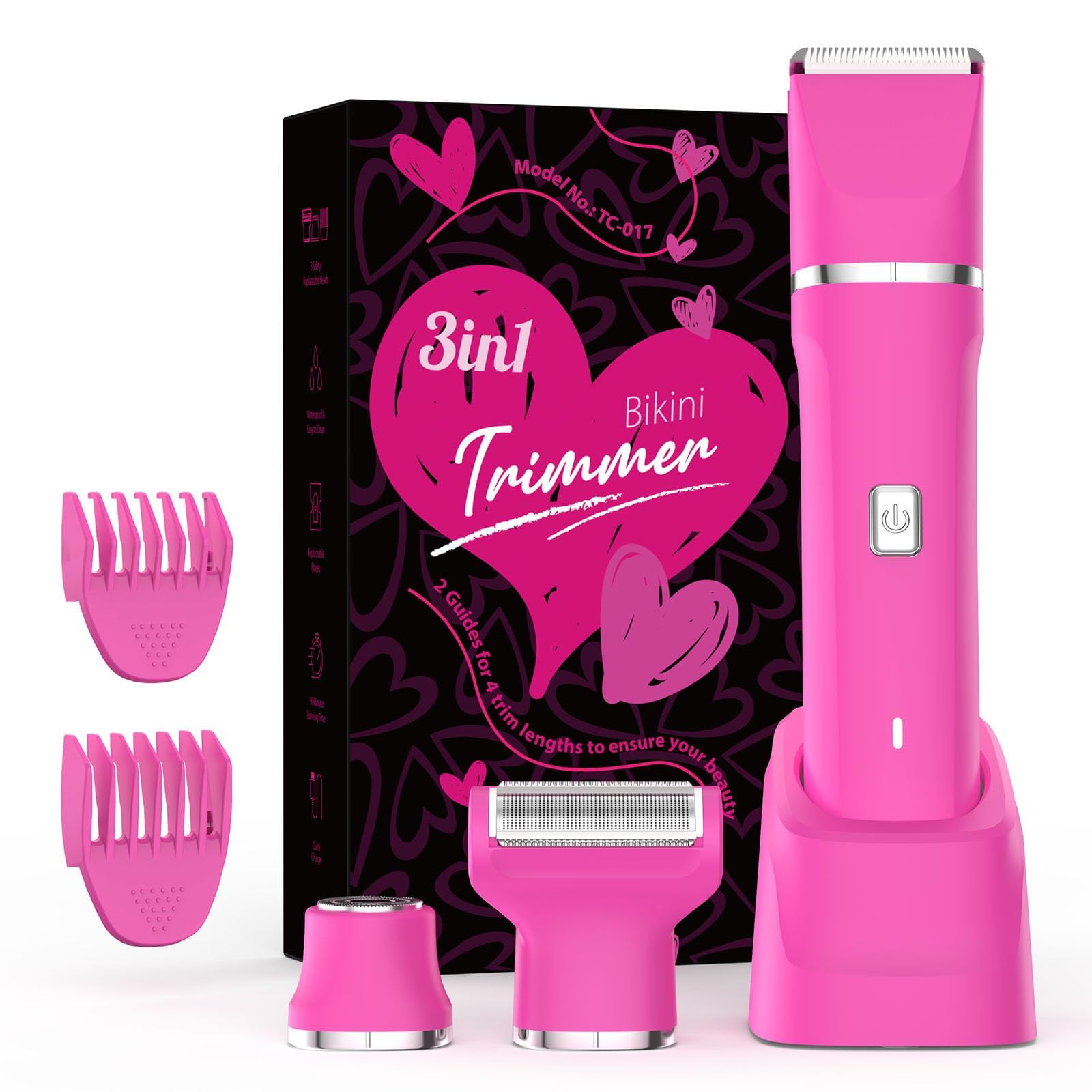 Risina Bikini Trimmer travel case keeps grooming gear organized.