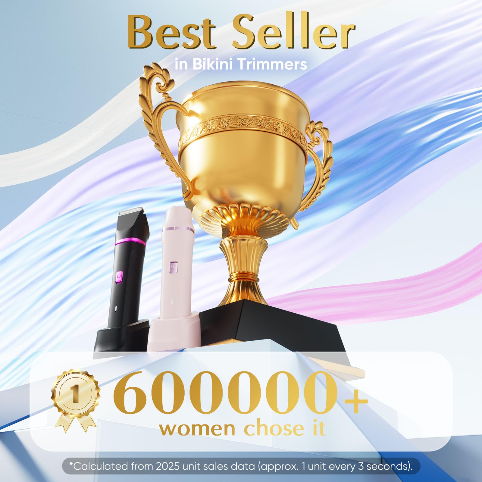 Risina device suitable for body and face grooming in one compact tool.
