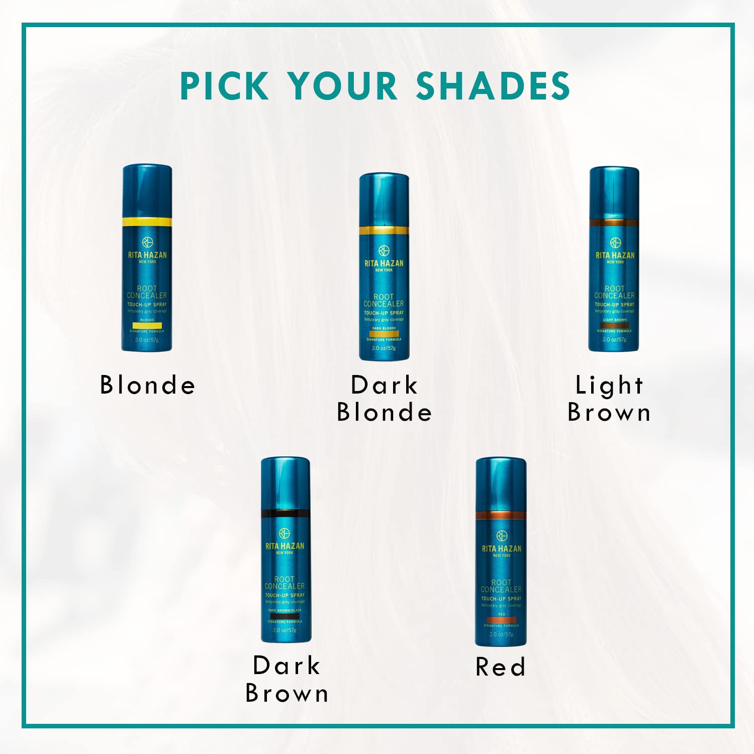 Easily washes out with shampoo, leaving no residue.