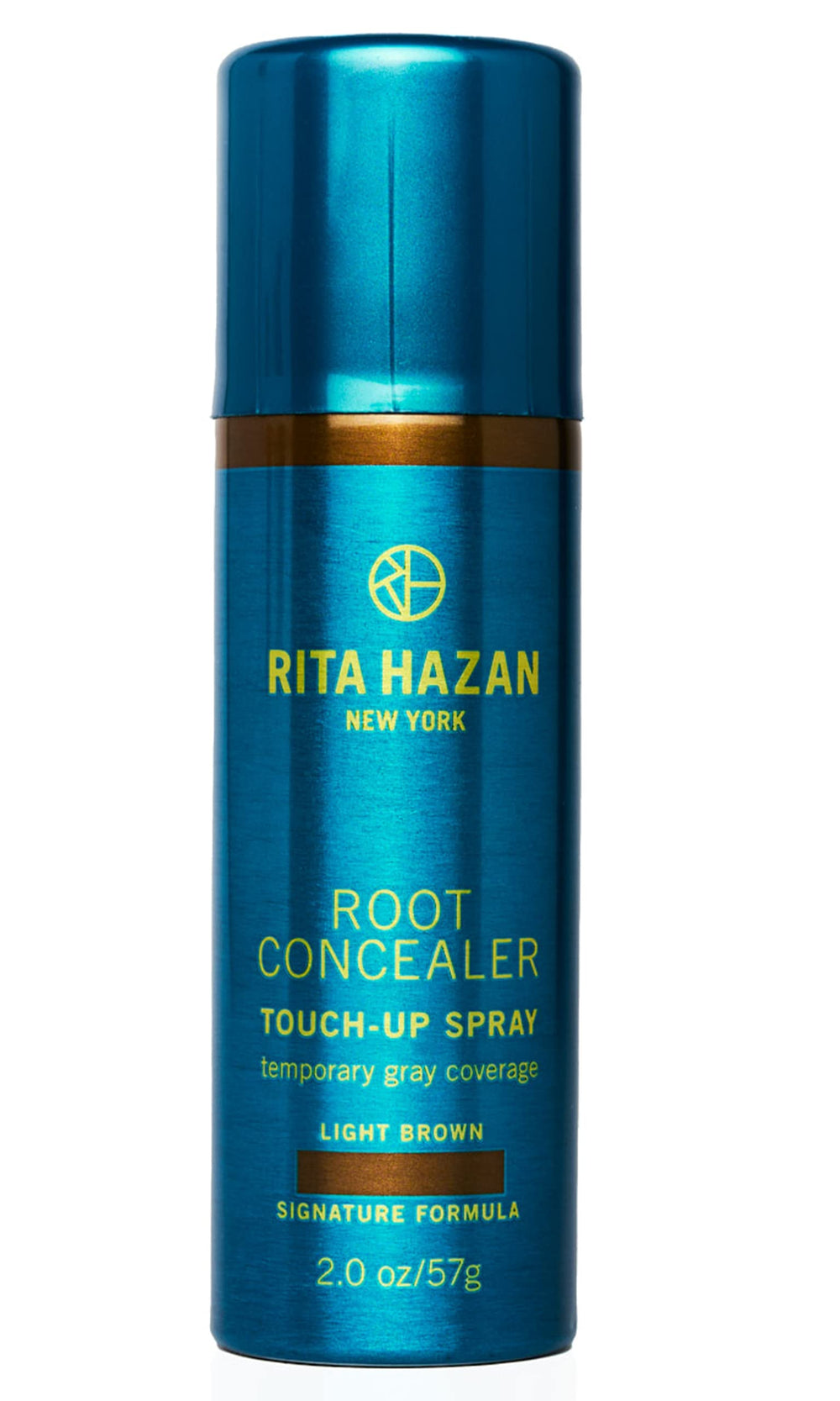 Rita Hazan Root Concealer Touch Up Spray providing quick gray root coverage.
