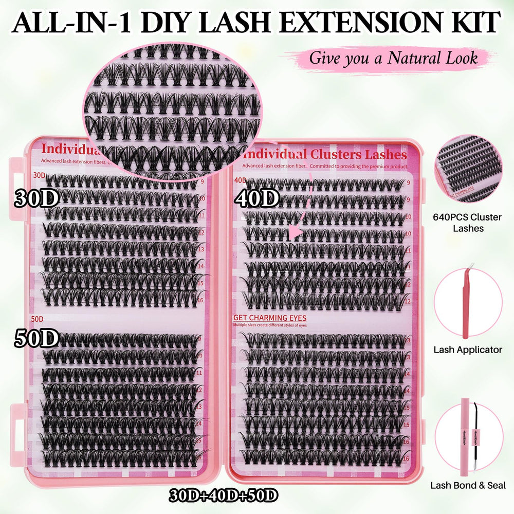 RITALASH 30D cluster lashes for natural everyday look.